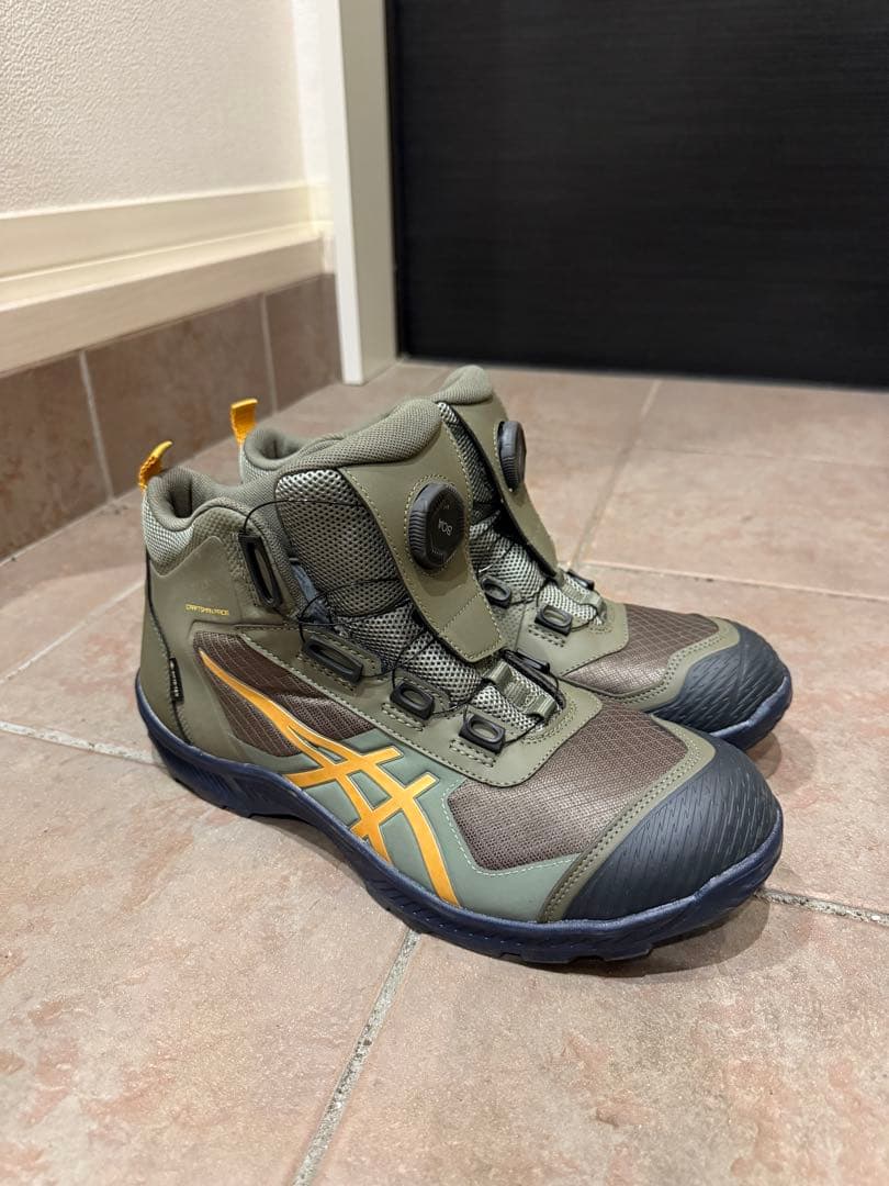 【美品】ASICS ウィンジョブ 安全靴 ゴアテックスCP604 BOA28cm