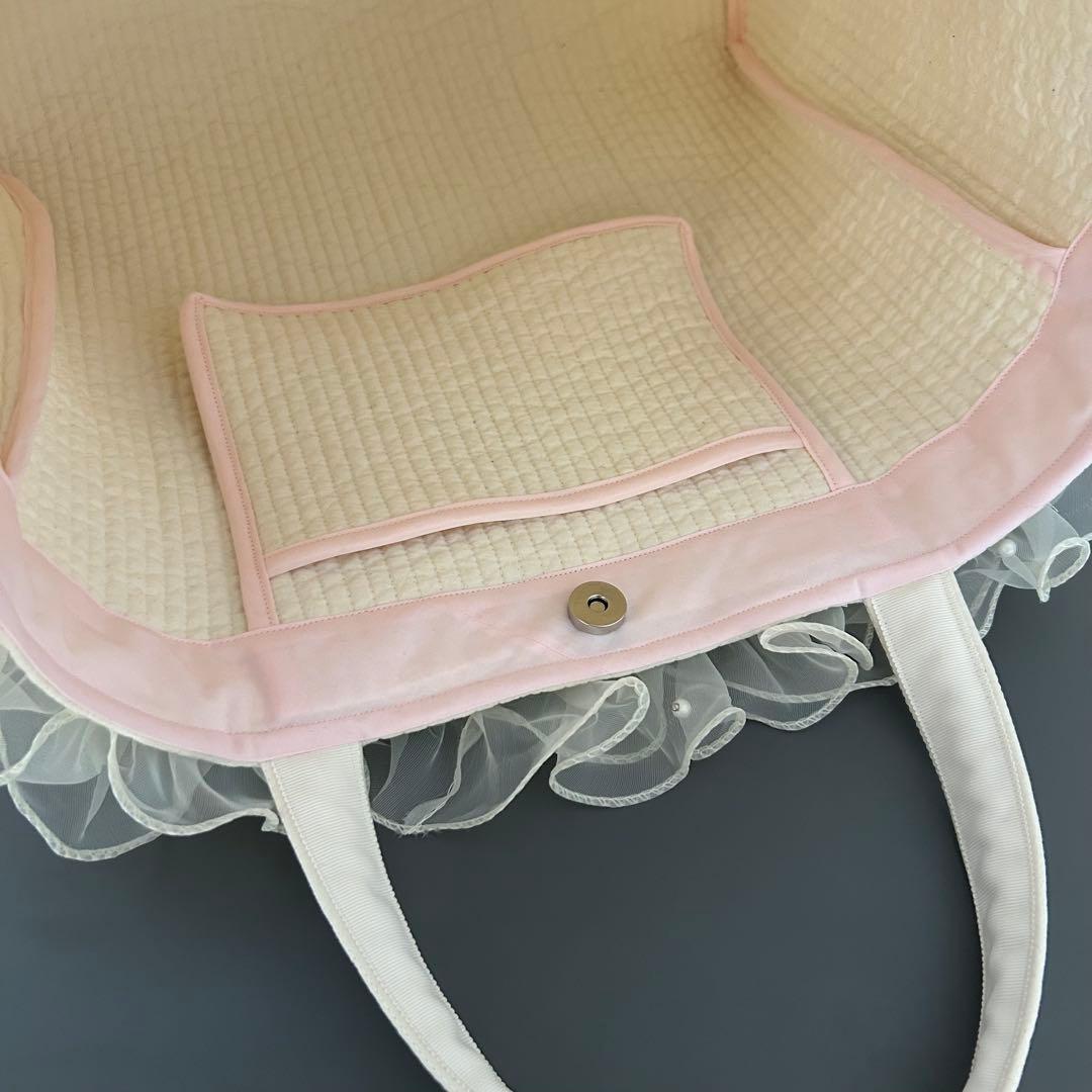 ふわふわブーケチュールヌビバッグLサイズ