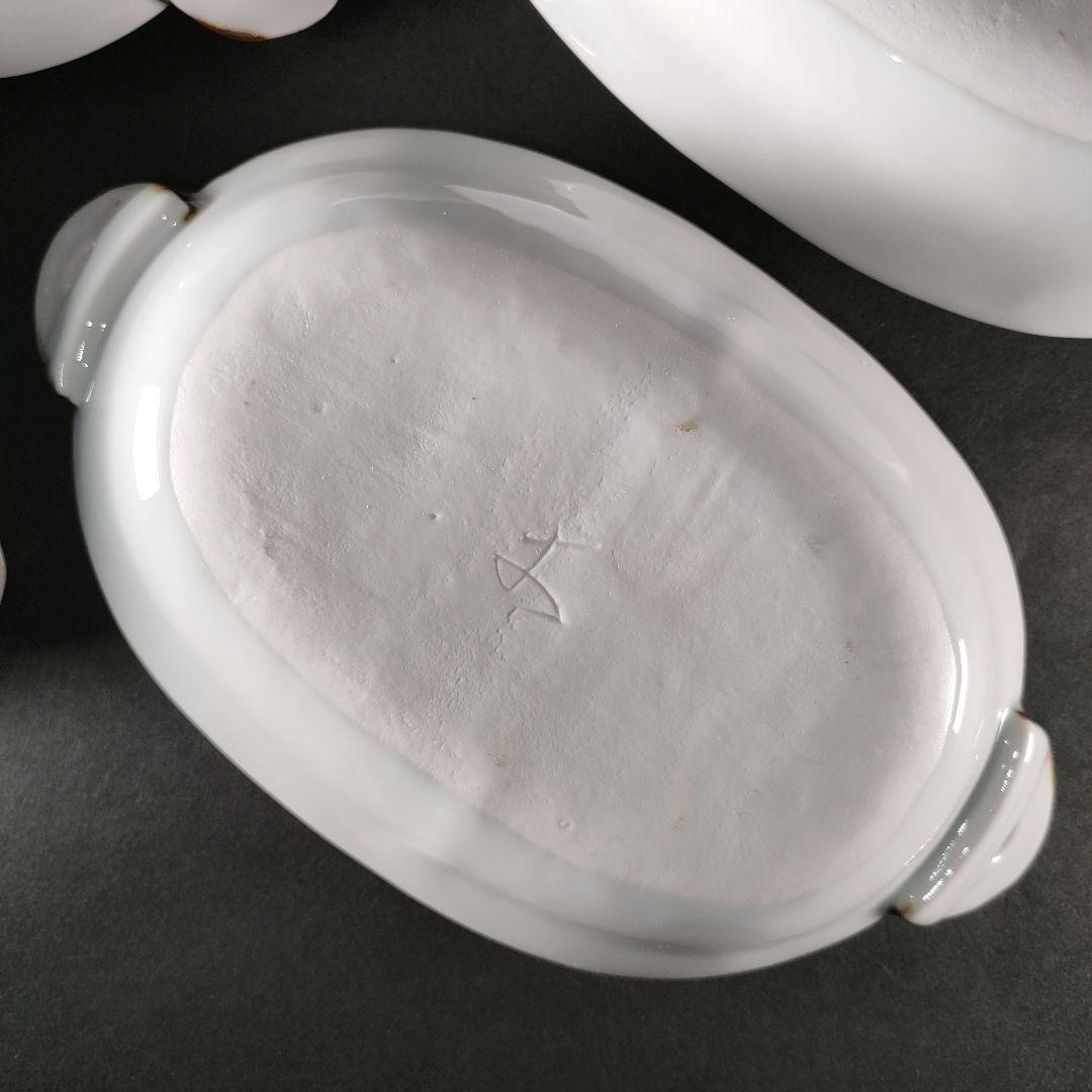 B-1-5/幸兵衛窯/色絵 長丸皿/6客/共箱 - メルカリ