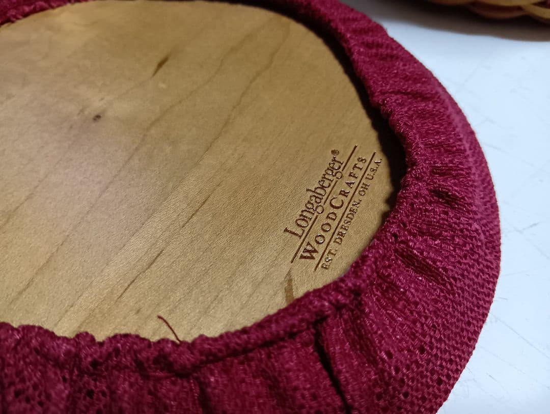 ロンガバーガーバスケット　クリスマスバスケット　アンティーク　かご