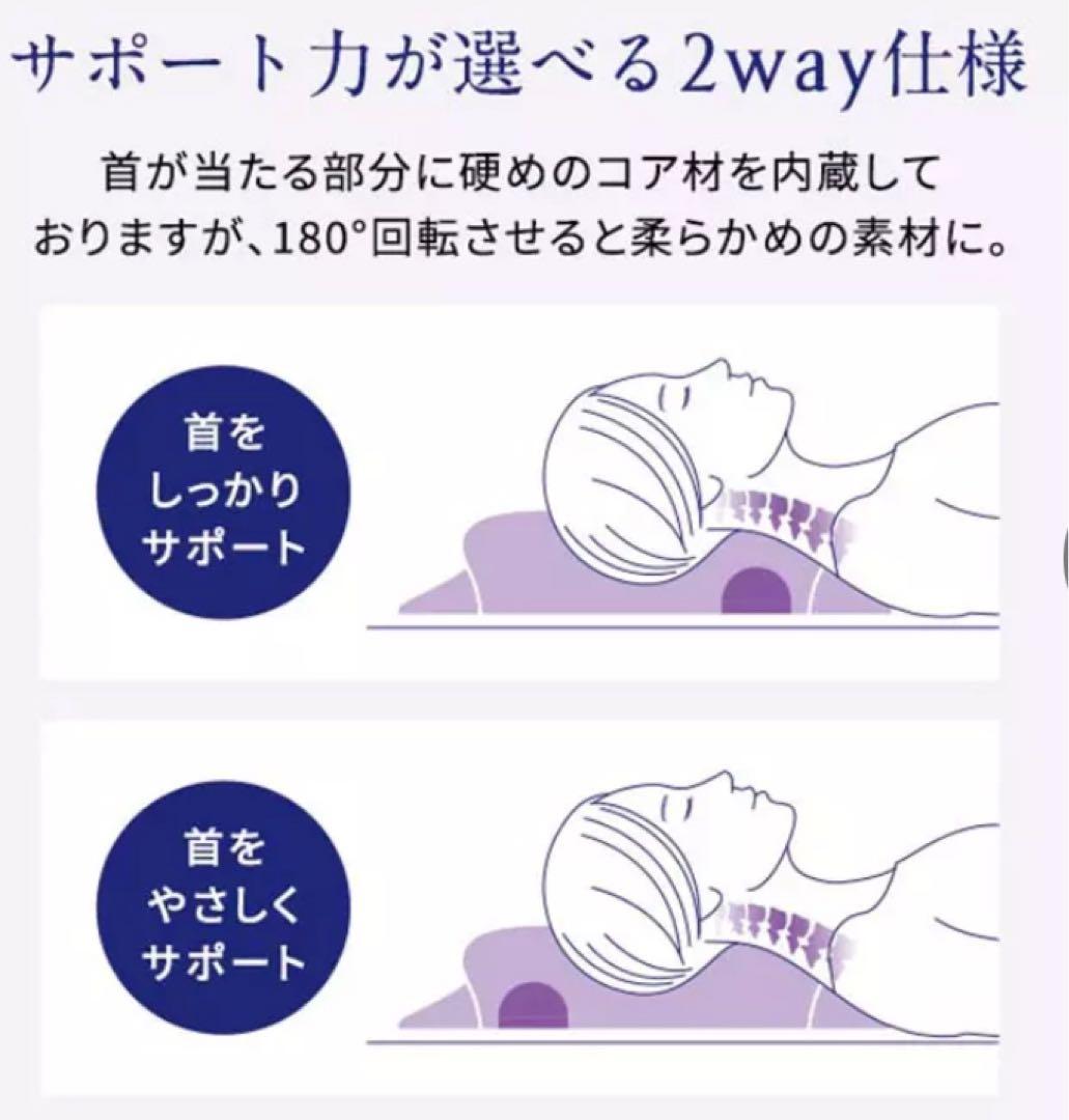 【新品未使用】首肩サポート枕※カバー付き