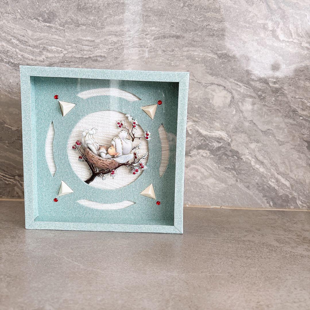 シャドーボックス完成品 スノーフェアリー⑅︎◡̈︎*