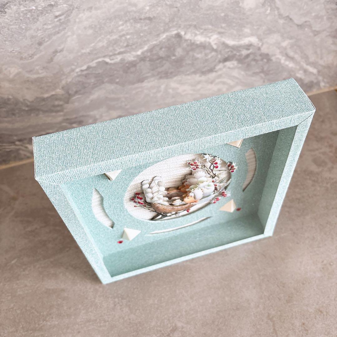 シャドーボックス完成品 スノーフェアリー⑅︎◡̈︎*