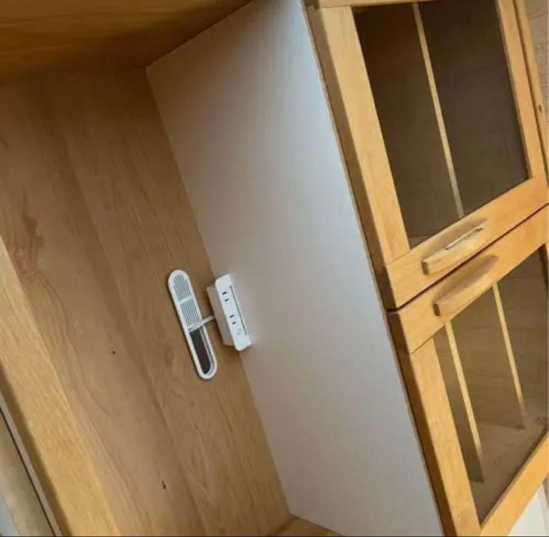 木製キッチン収納キャビネット　カントリー調