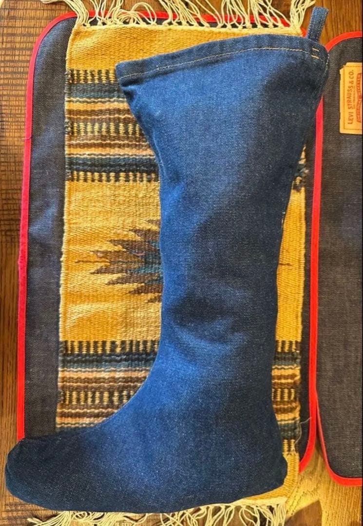 ビンテージ ラングラー ソックス デニム インテリア 刺繍