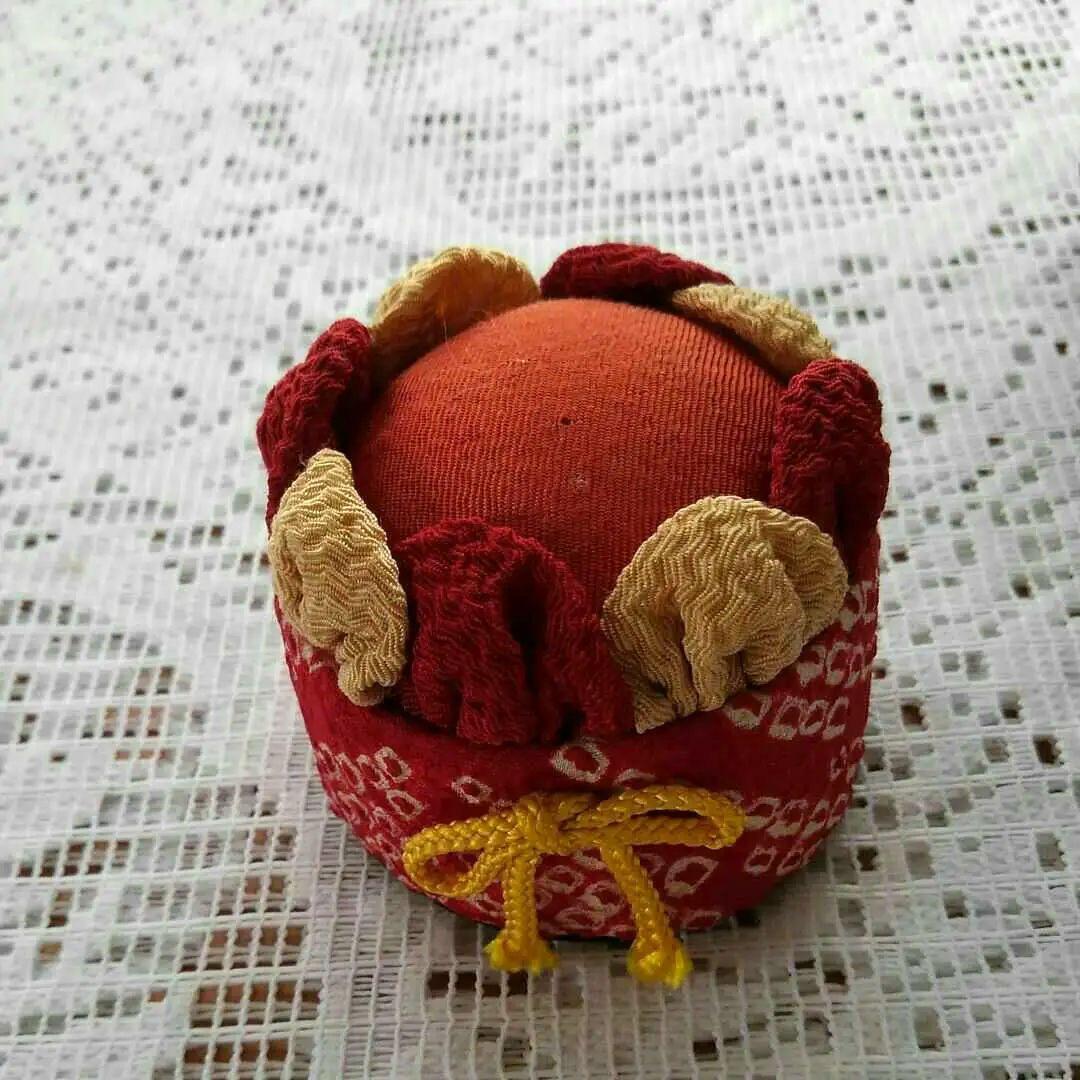 フィリピンアンティークかごの裁縫道具入れ