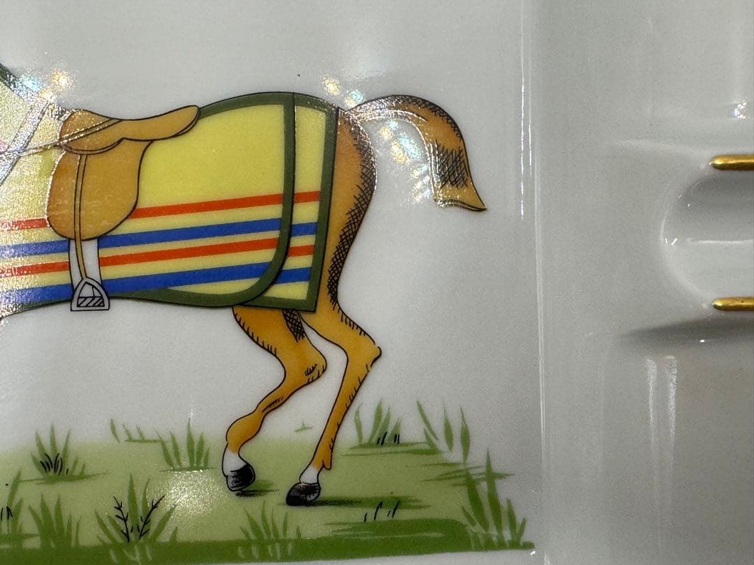 エルメス　HERMES　ビンテージ　灰皿　アッシュトレイ