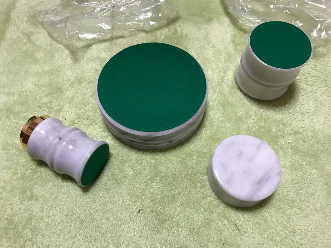 大理石柄の灰皿セット