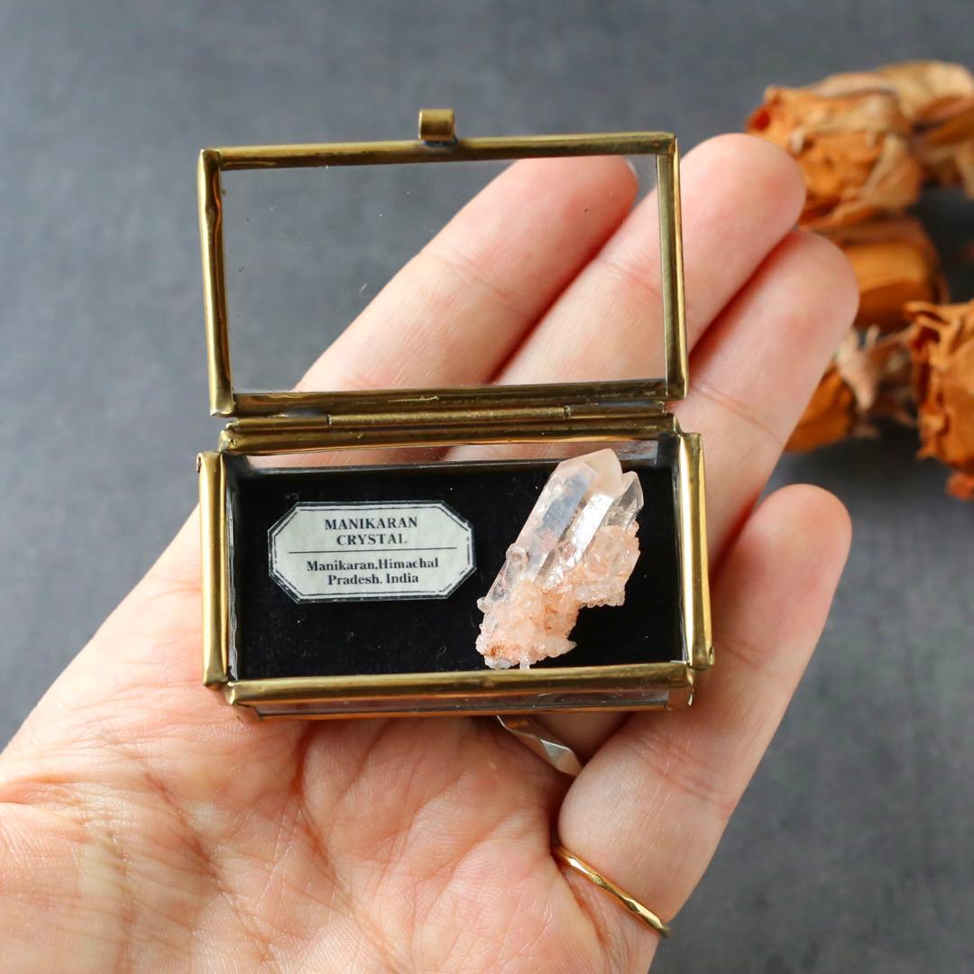 マニカラン水晶ミニチュアクラスター 水晶 天然石 標本 ヒマラヤ 原石 送料無料