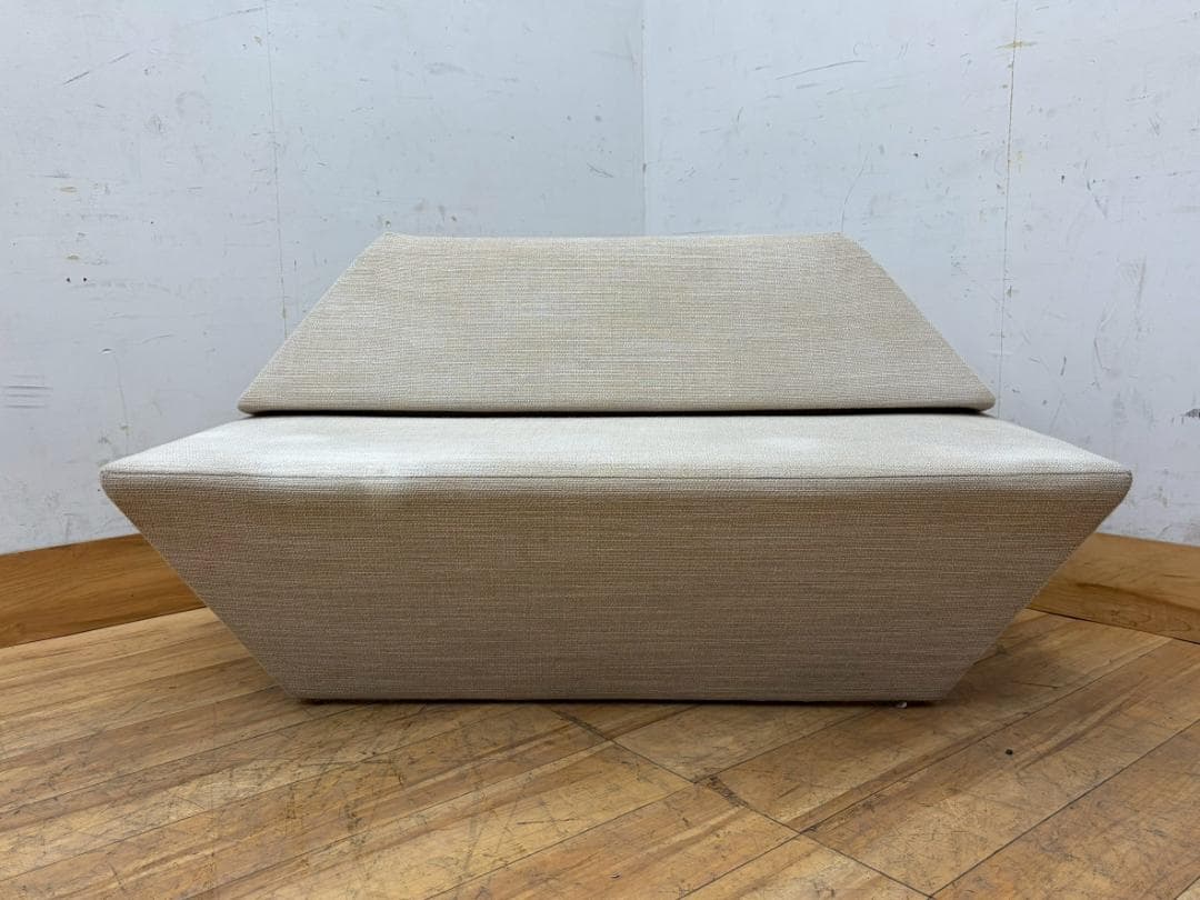 R7802☆美品☆TIME＆STYLE☆タイム＆スタイル☆隈研吾☆KAソファ2P