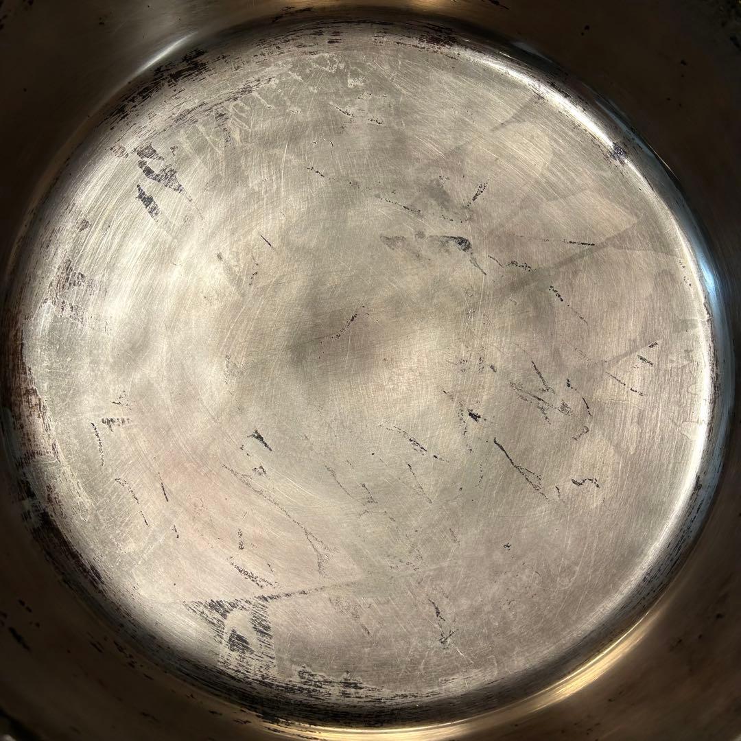 《打ち粉》純銅製 天ぷら鍋 持ち手付き 32.5cm