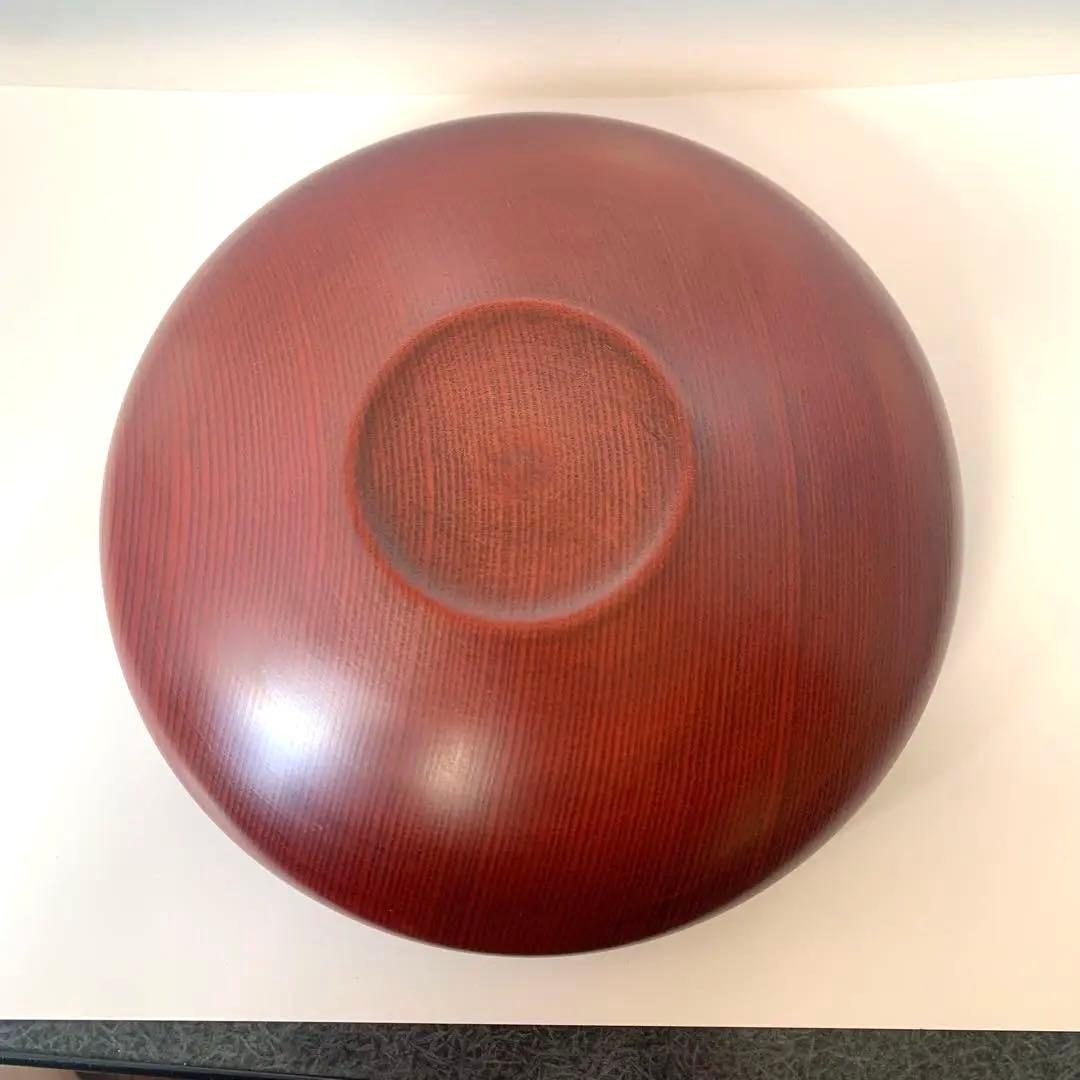 完全未使用品 紅布着 菓子鉢 会津塗 布着せ塗り 漆塗り 鈴木誠一郎作