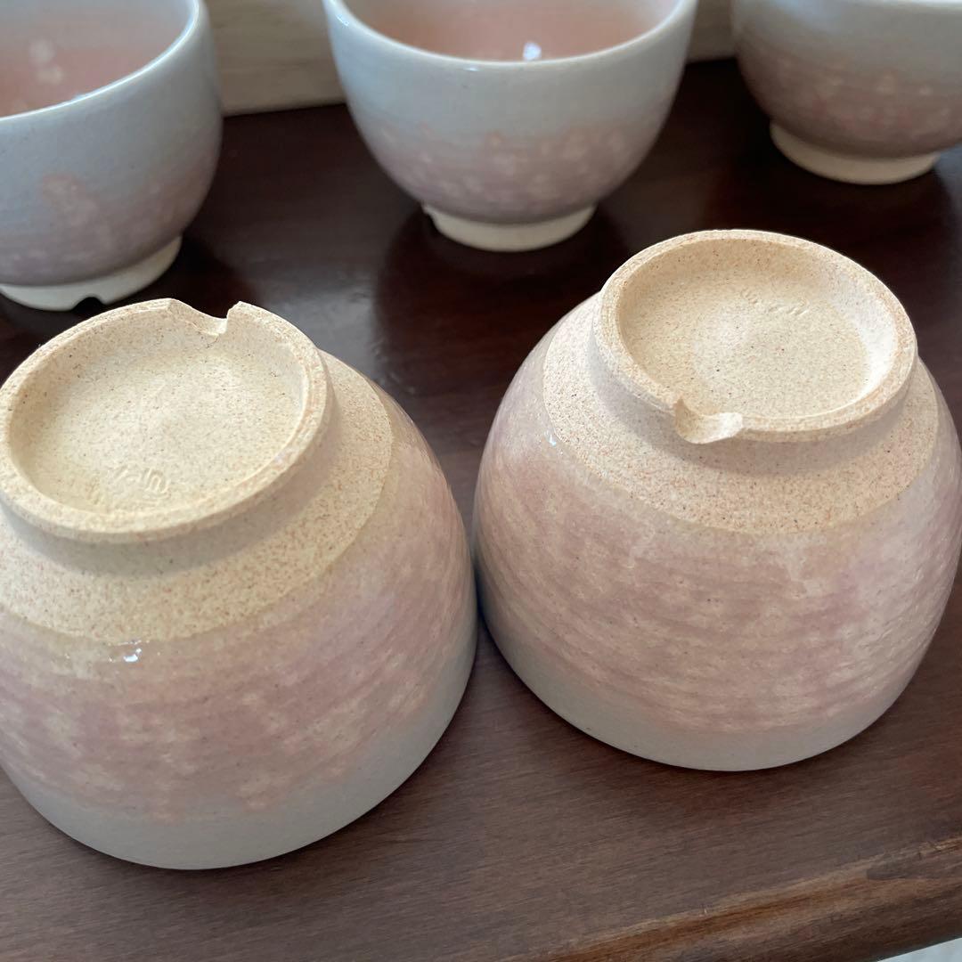 萩焼 椿窯 天鵬山 湯呑み 廣瀬淡雅 5客セット - メルカリ