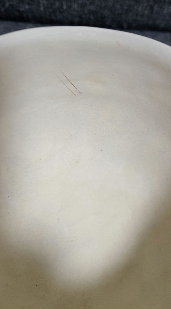 レア品 希少 内田鋼一 ホワイトボウル 工芸品 中サイズ 【欠けあり