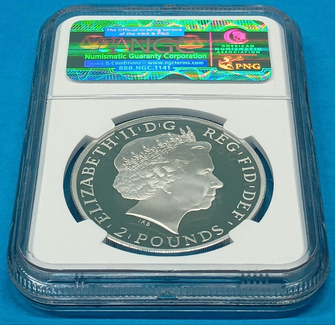 2014 ブリタニア ウナ ライオン 2ポンド銀貨 PF70 UC 最高鑑定 ③