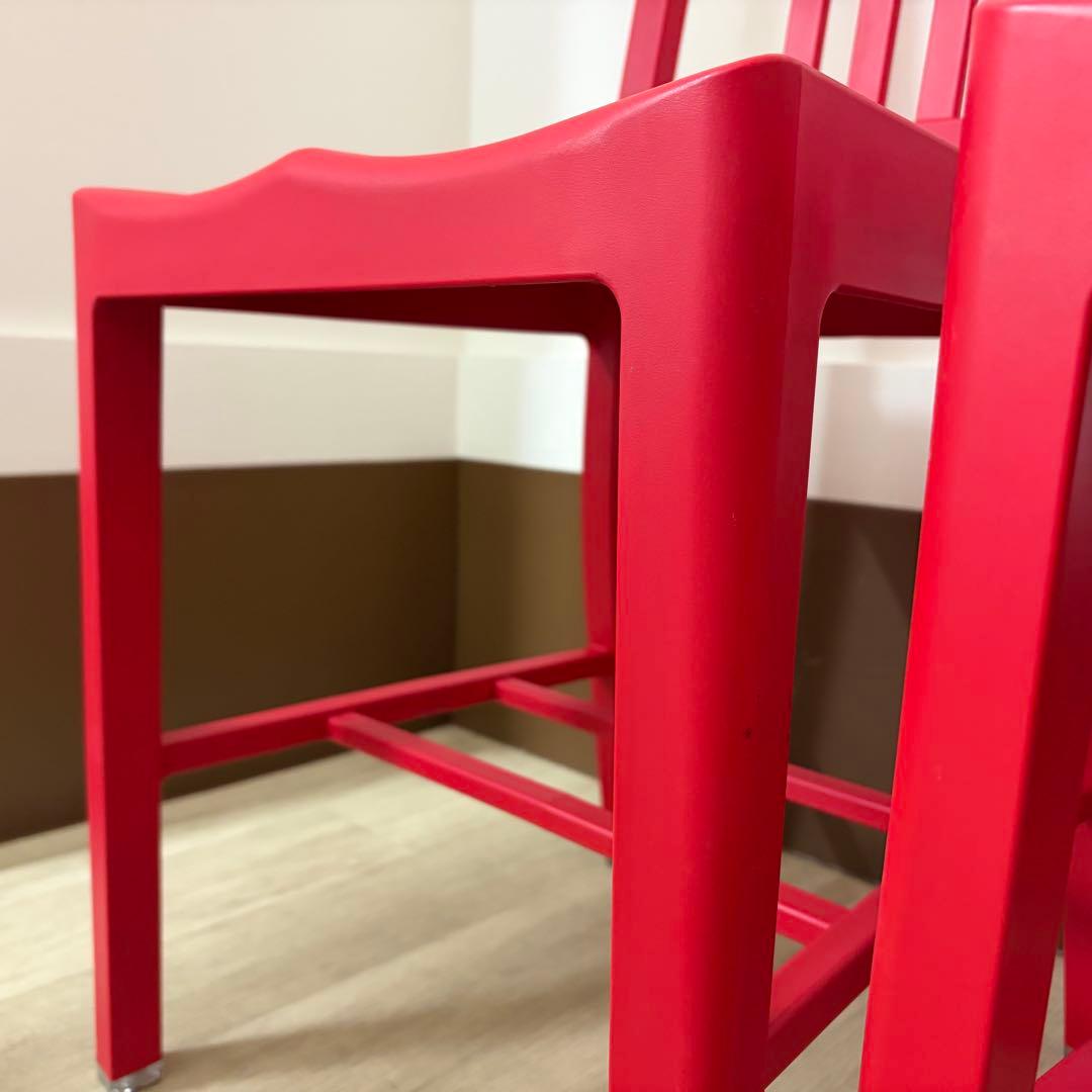 EMECO エメコ 111 ネイビーチェア 27万 コカコーラ レッド 2脚