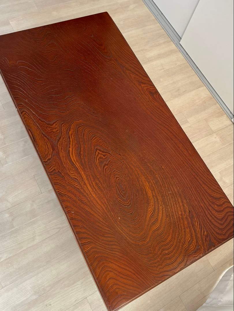 【送料込み】ちゃぶ台 座卓 ローテーブル 折り畳み 天然木　昭和　ヴィンテージ