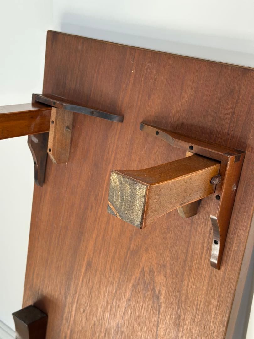 【送料込み】ちゃぶ台 座卓 ローテーブル 折り畳み 天然木　昭和　ヴィンテージ