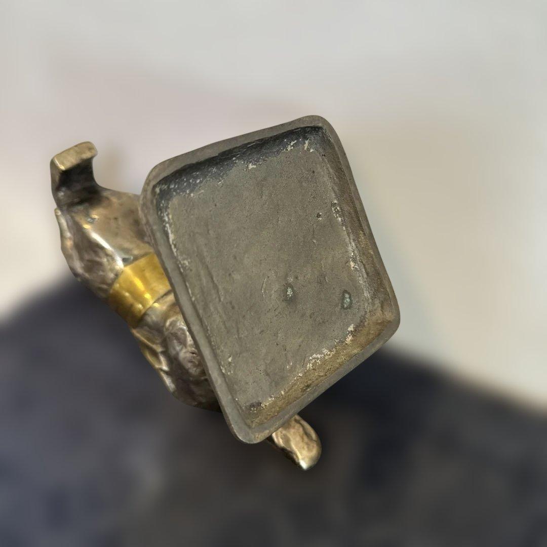 馬の彫刻 ゴールド