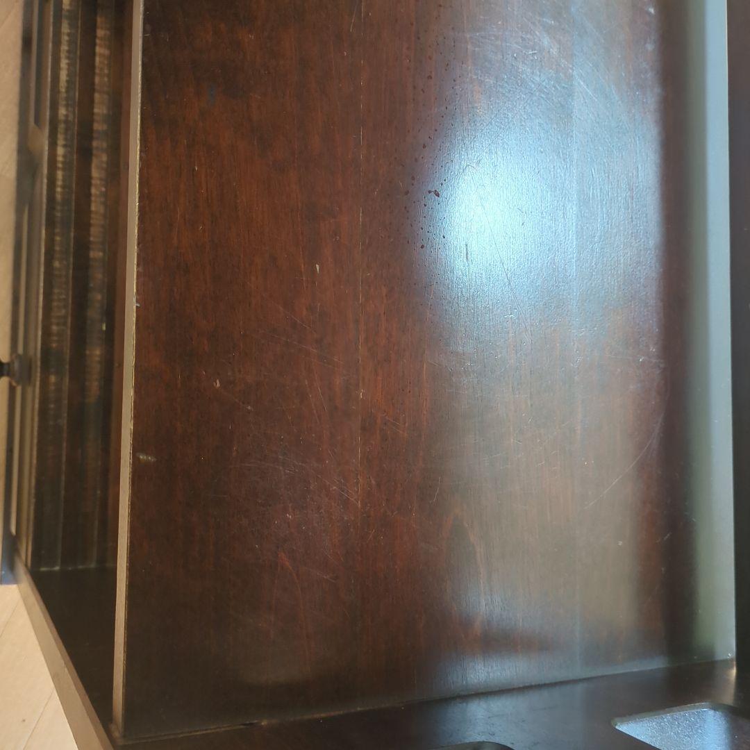 北海道民芸家具 樺無垢材茶棚　 　茶タンス/茶箪笥/食器棚/サイドボード