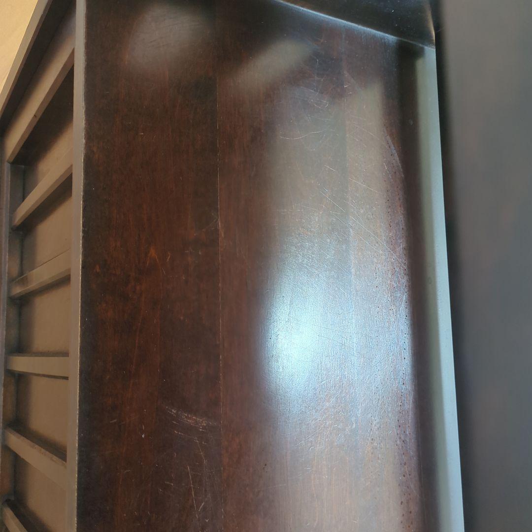 北海道民芸家具 樺無垢材茶棚　 　茶タンス/茶箪笥/食器棚/サイドボード