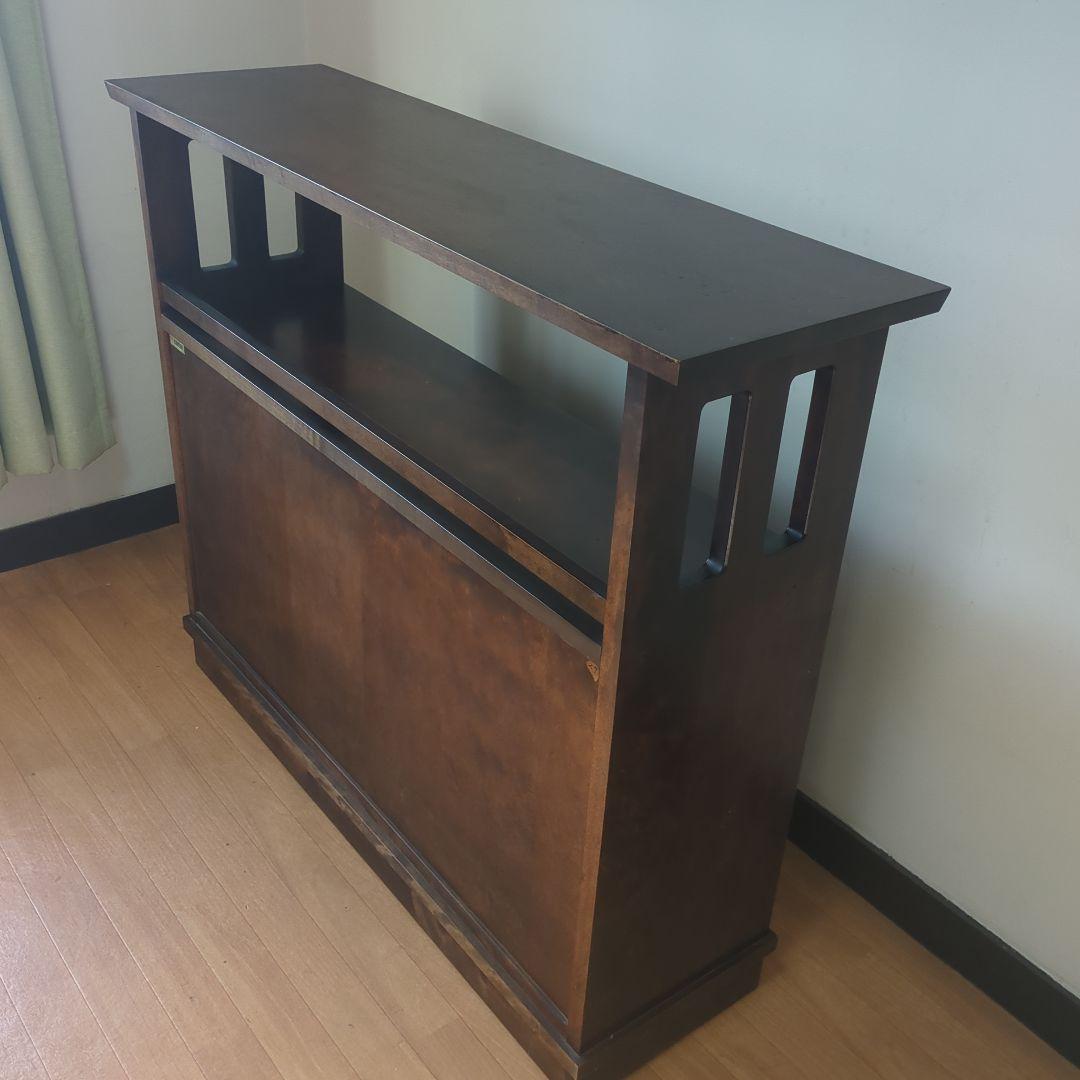 北海道民芸家具 樺無垢材茶棚　 　茶タンス/茶箪笥/食器棚/サイドボード