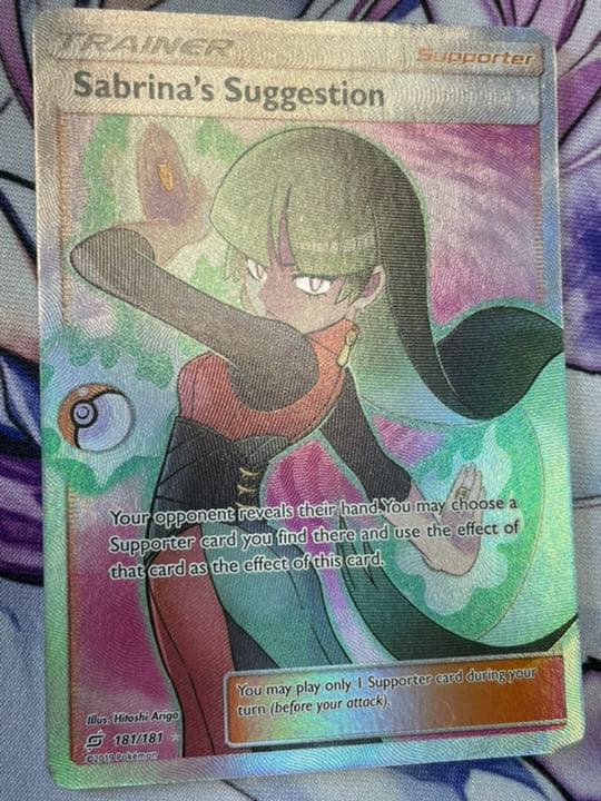 ポケモンカード 英語版 ナツメの暗示 sr - メルカリ