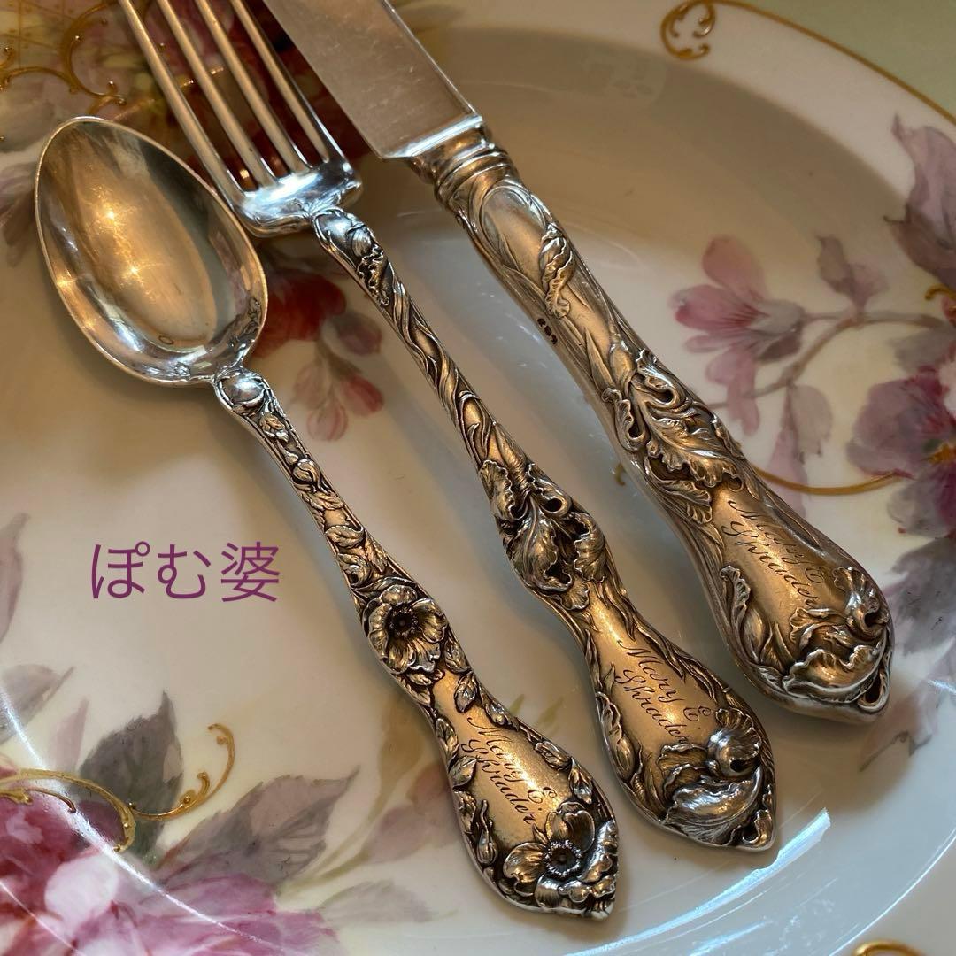 【純銀】①R.Barton／３本×２組②③Whiting／ M.ジュメル２種４本