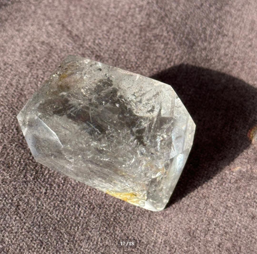 【水入り 水晶】アイリス クォーツ フリーフォーム エンハイドロ リモナイト