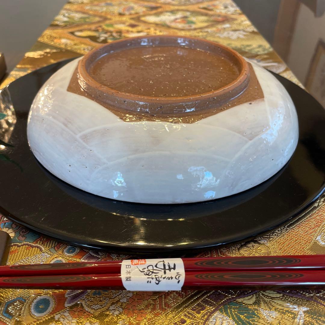 京焼　清水焼 陶あん　土渕陶庵　とうあん　桜　さくら　絵付け　浅鉢　1点