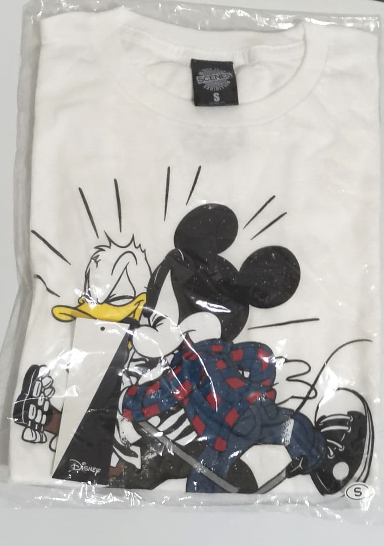 B'z ディズニーコラボTシャツ Sサイズ ホワイトSCENES 30th - メルカリ