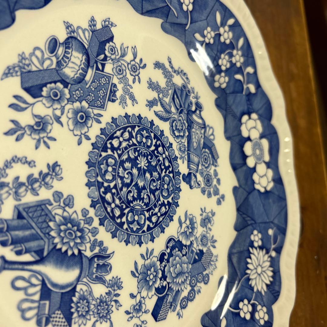 希少　スポード　ブルールームコレクション　27.5㎝　ディナープレート　廃盤品