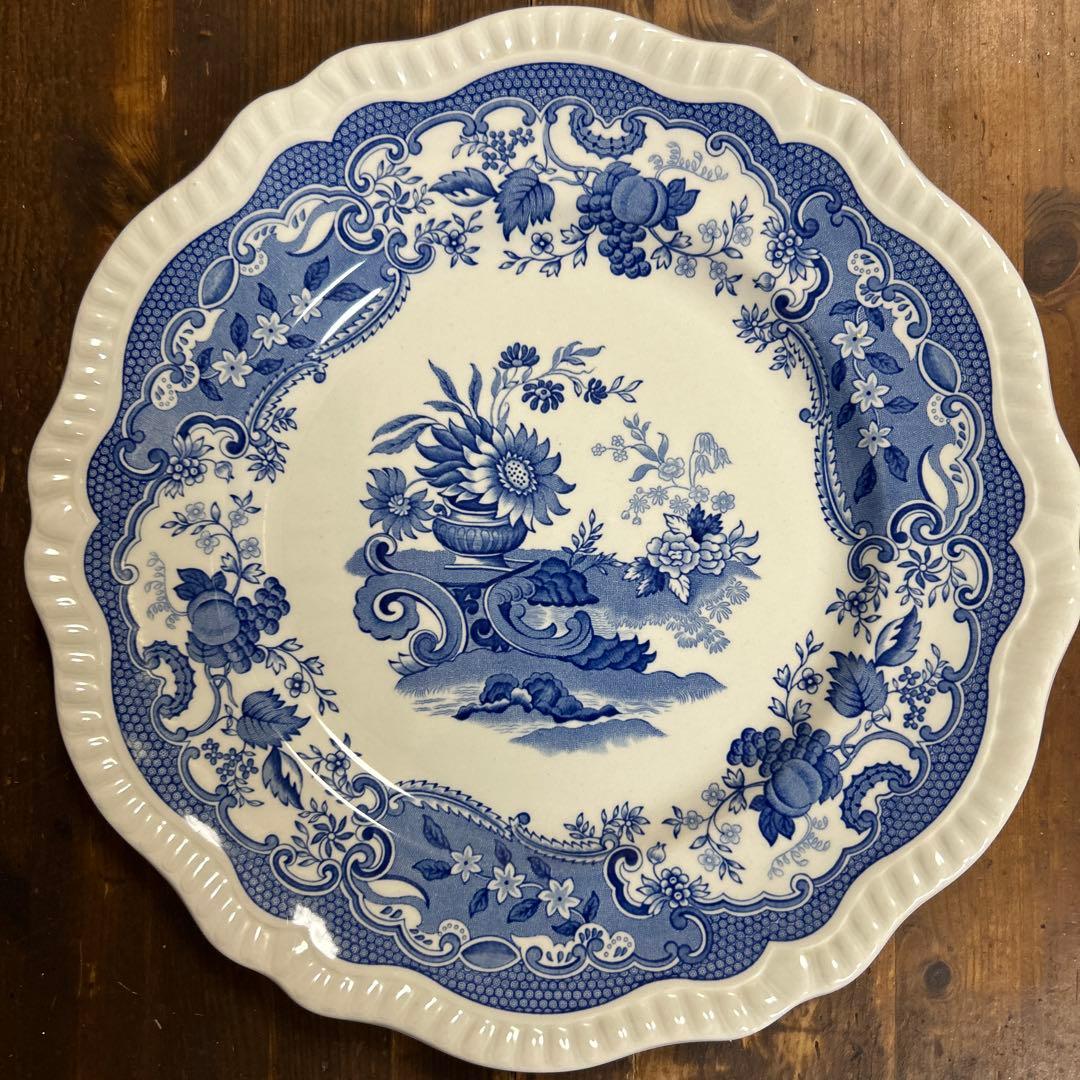 希少　スポード　ブルールームコレクション　27.5㎝　ディナープレート　廃盤品