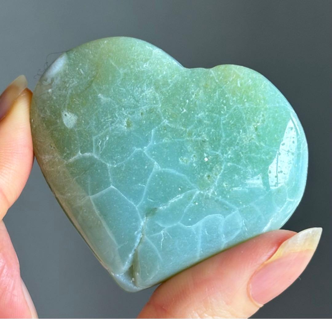 Ruby様　グリーン桜瑪瑙　ハート　雫　スフィア