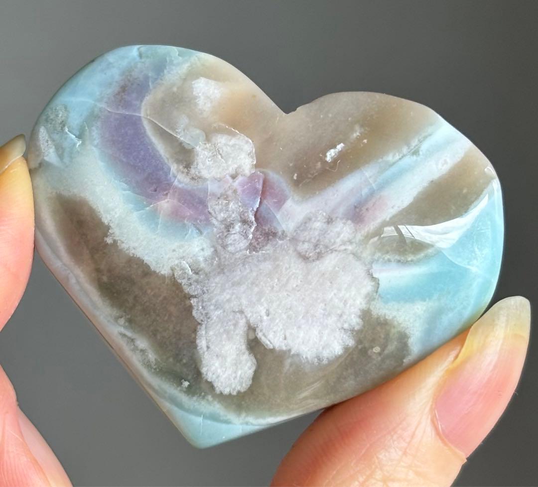 Ruby様　グリーン桜瑪瑙　ハート　雫　スフィア