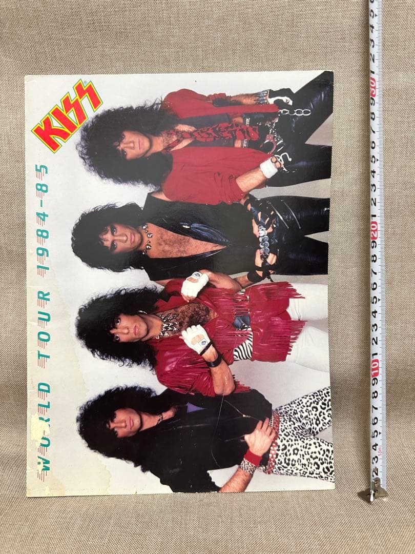 北米版KISS1984-85Animalize World tourツアーブック KISS ANIMALIZE World Tour 84/85 Tour Book Program Eric Carr Mark