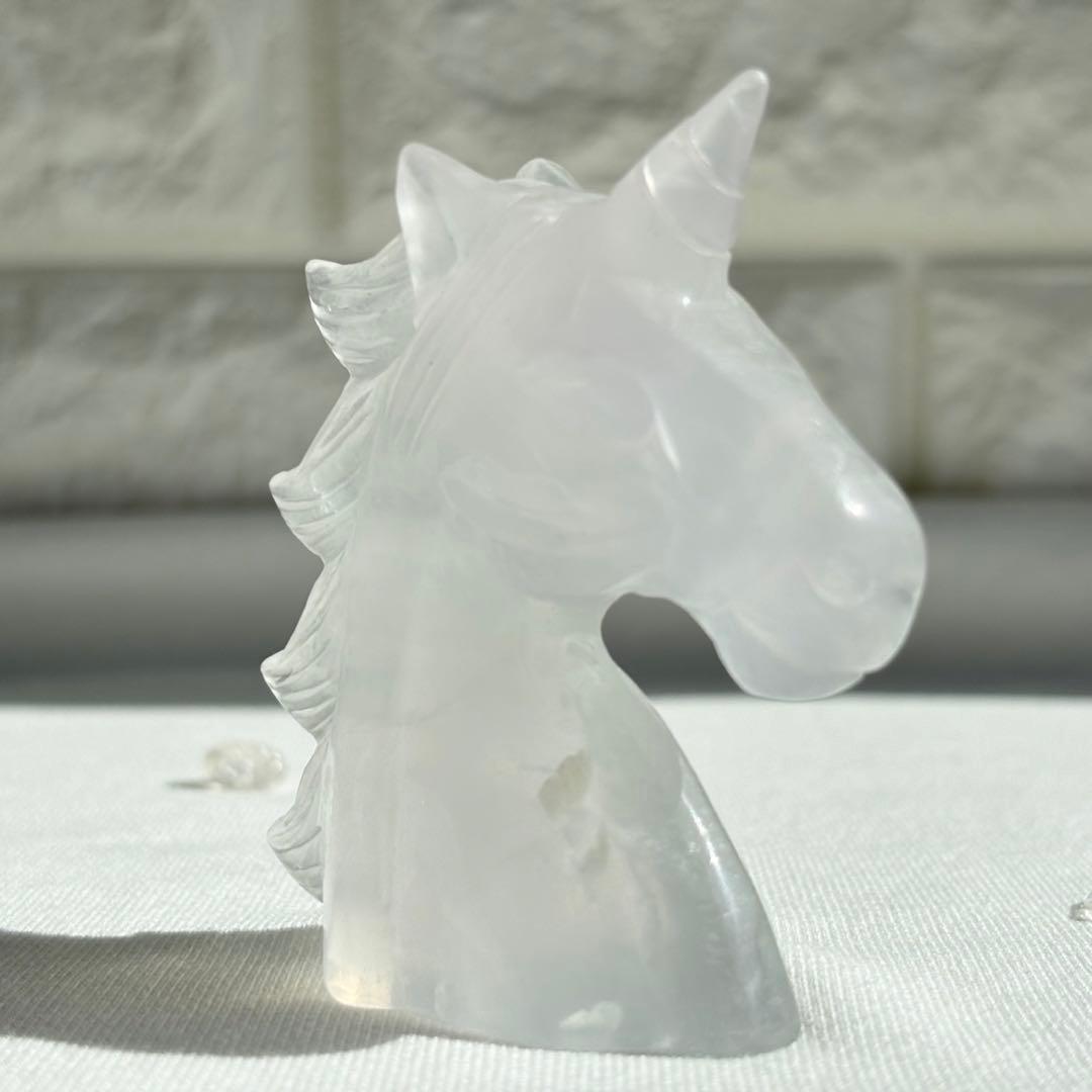 ミルキーフローライト ユニコーン　天然石 フローライト