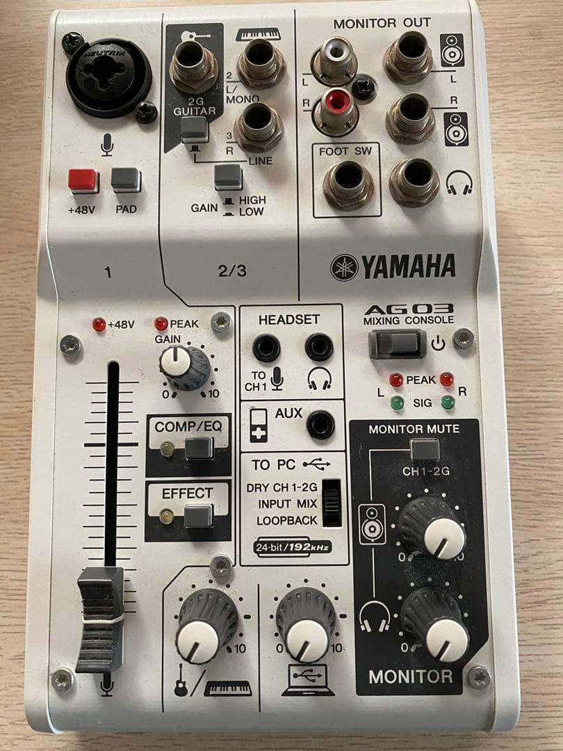 YAMAHA オーディオインターフェース　AG03