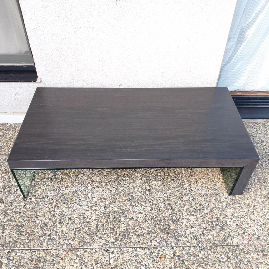 希少 Ligne roset リーンロゼ 伸長式 センターテーブル ガラス