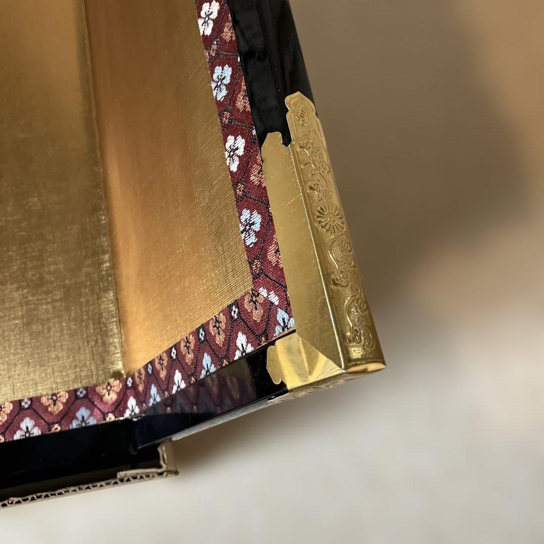 お買得金屏風びょうぶ二枚組パーテーション雛祭り豪華ゴールド祝ムード