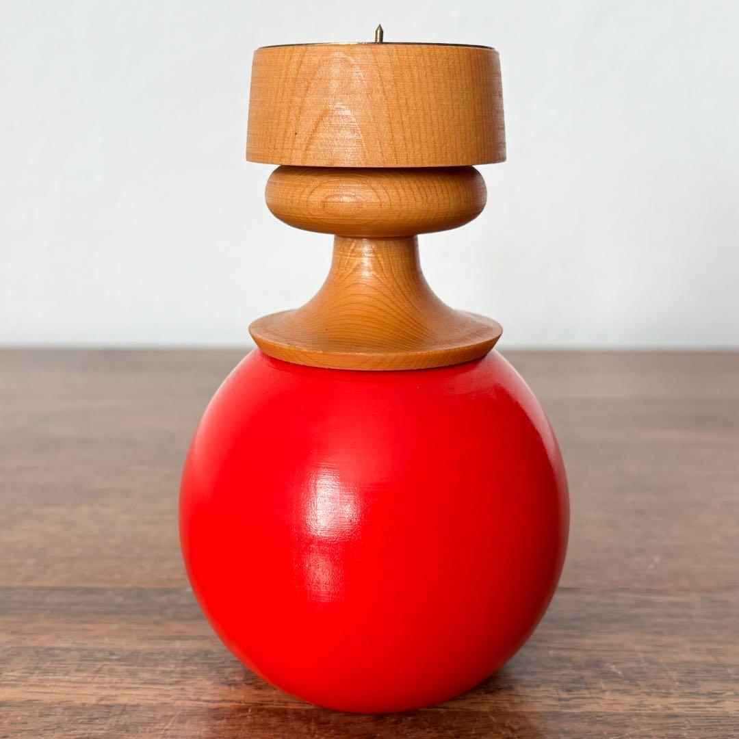 【東ドイツ 球体キャンドルスタンド】ミッドセンチュリー ヴィンテージ