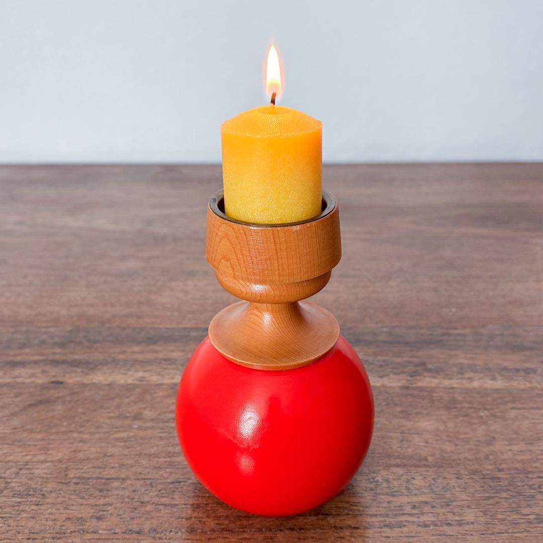 【東ドイツ 球体キャンドルスタンド】ミッドセンチュリー ヴィンテージ