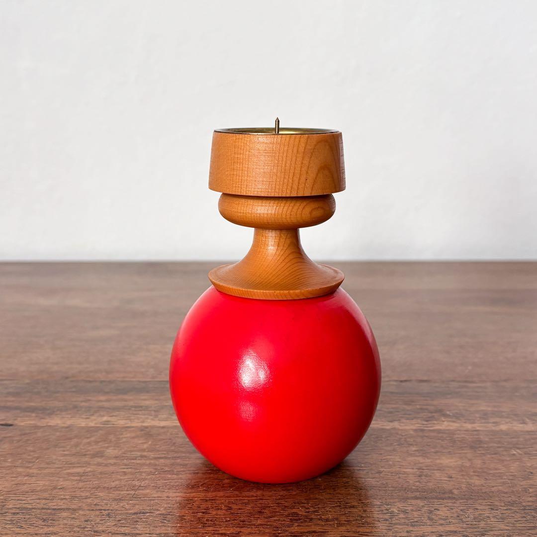 【東ドイツ 球体キャンドルスタンド】ミッドセンチュリー ヴィンテージ