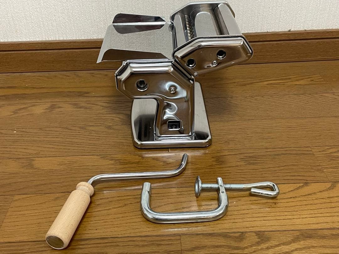 IMPERIAパスタマシーン未使用 取説説明書20レシピ付 ラビオリカッター付