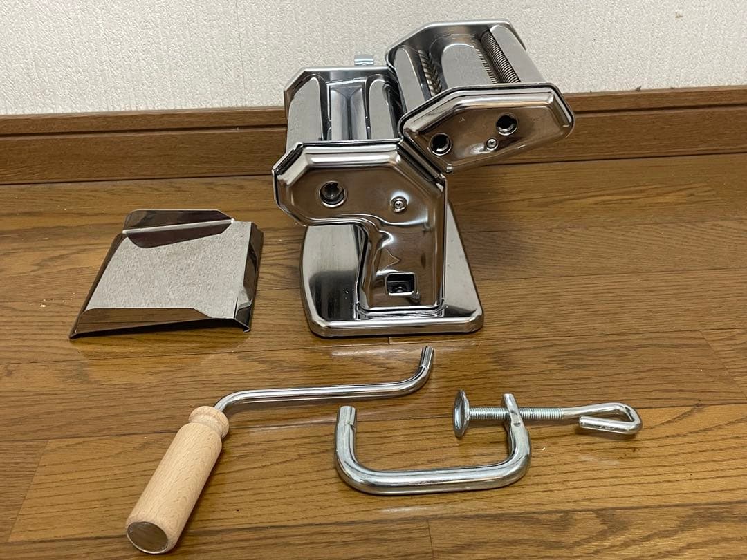 IMPERIAパスタマシーン未使用 取説説明書20レシピ付 ラビオリカッター付