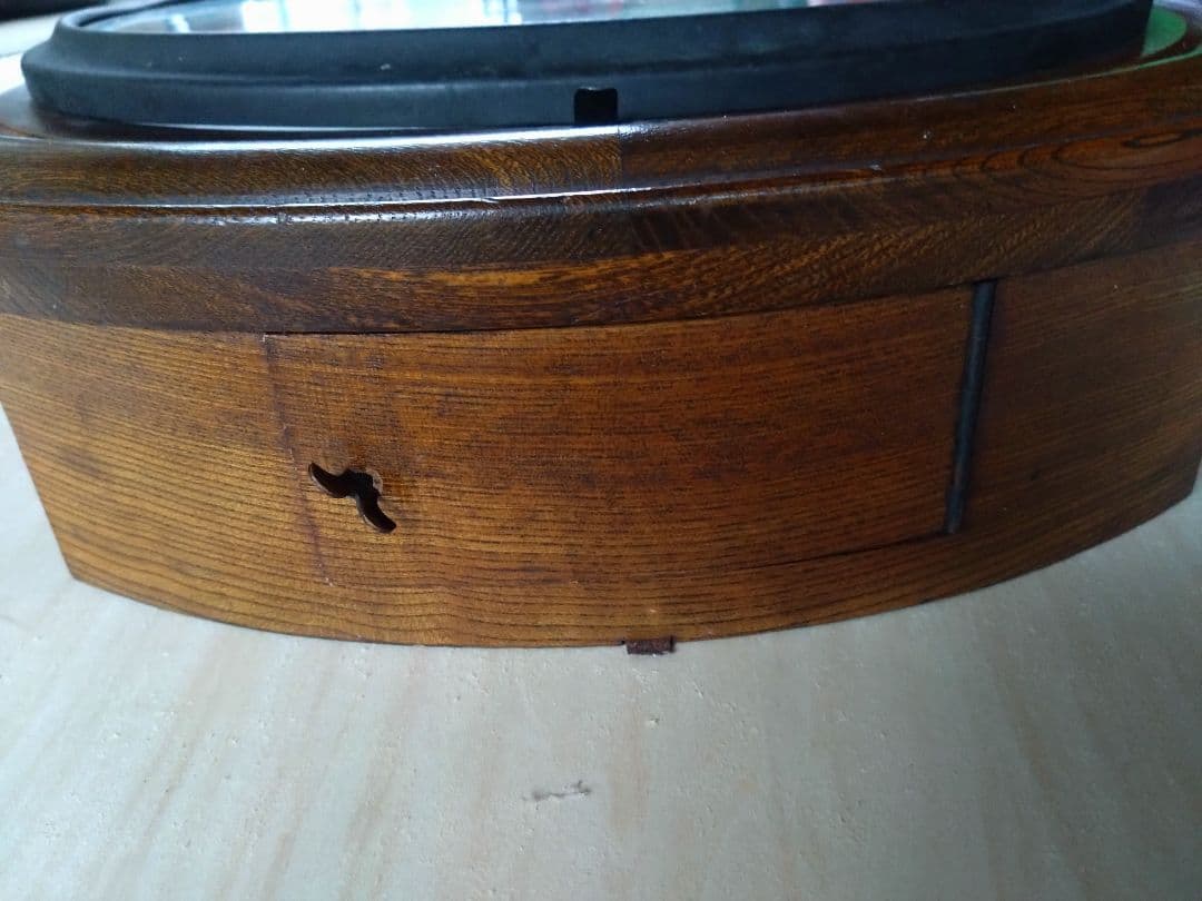 掛時計・東京ルビー印時計・レトロ アンティーク時計・木製