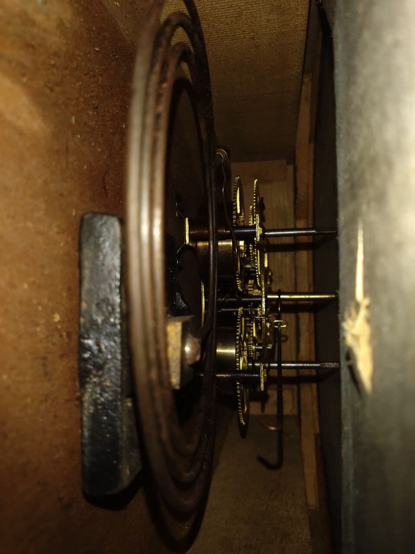 掛時計・東京ルビー印時計・レトロ アンティーク時計・木製