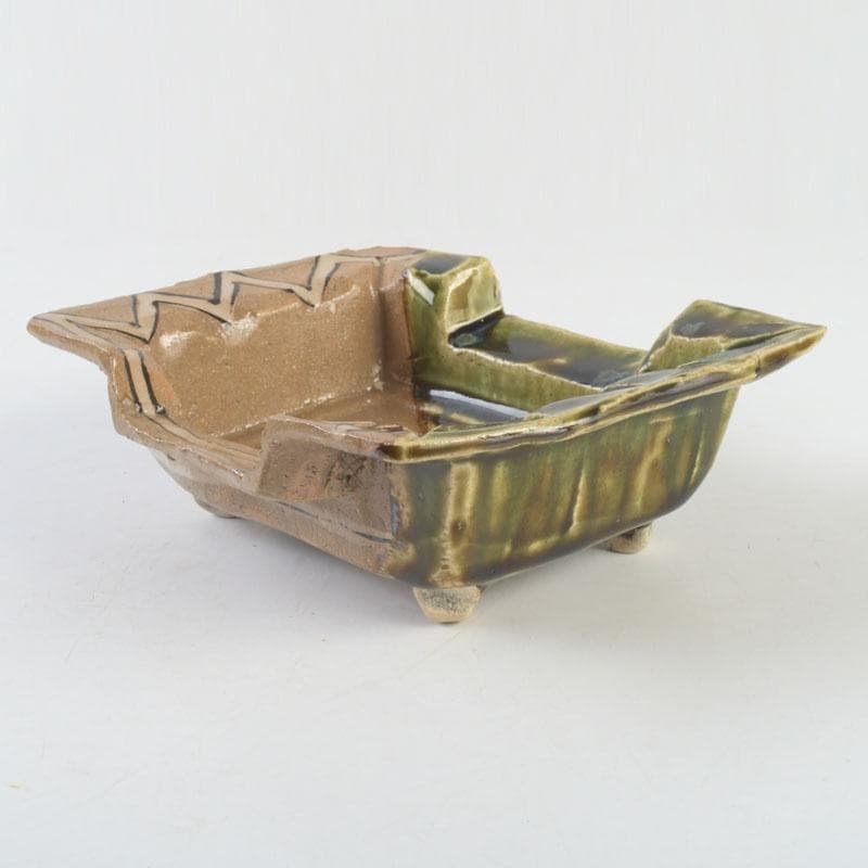 北大路魯山人作 織部焼 角向付 共箱 M 9721 - メルカリ