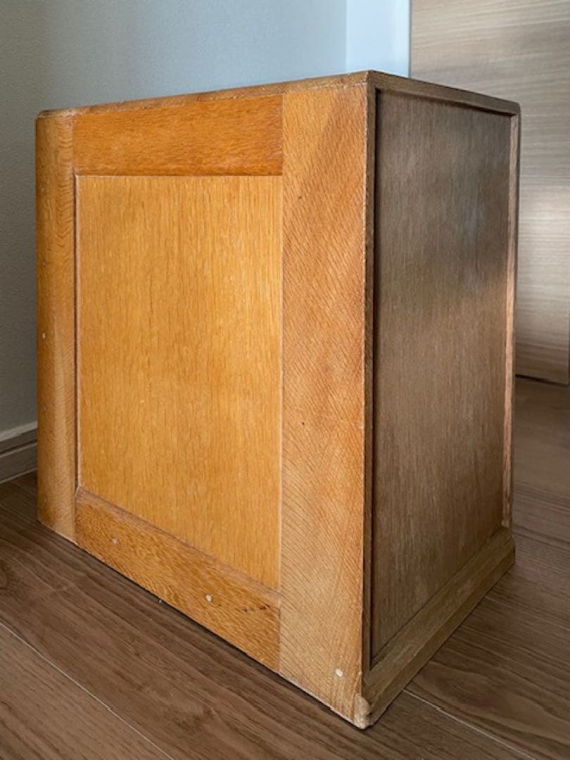 ★昭和レトロ 木製 5段　小引き出し 古道具　ヴィンテージ アンティーク