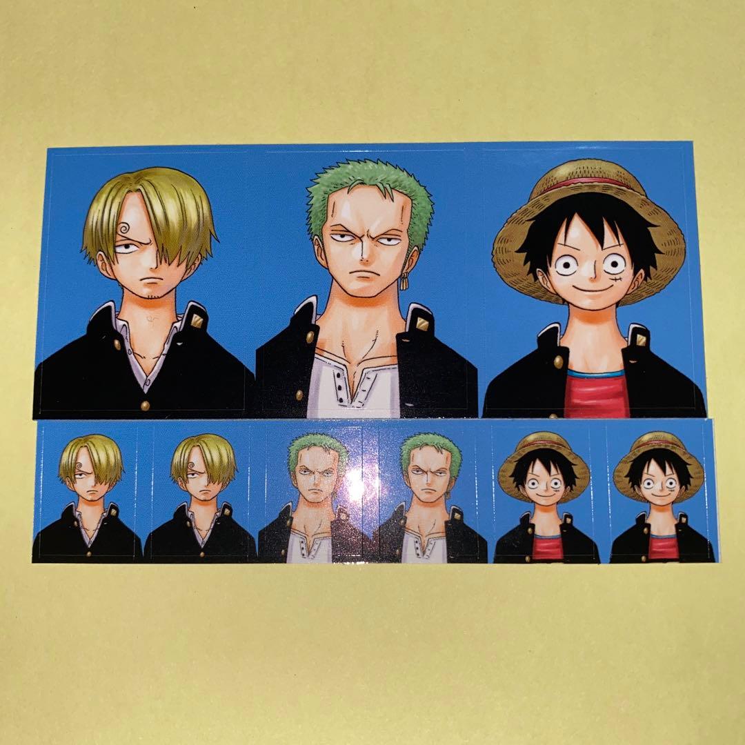 最強ジャンプ 3月号 付録 証明写真シール ステッカー ワンピース